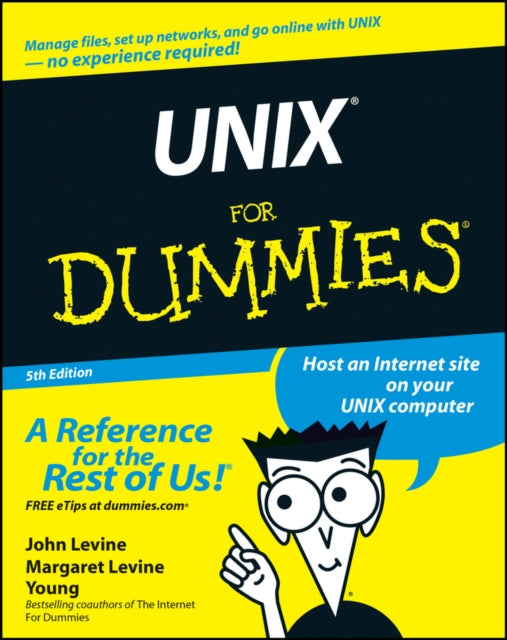 Binding: Paperback
Description: Manage files set up networks and go online with UNIX! UNIX For Dummies has been the standard for beginning UNIX references for nearly ten years and this latest edition continues that tradition of success.