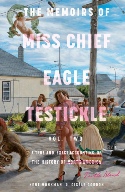 Binding: Hardcover
Description: For decades the singular and provocative paintings by Cree artist Kent Monkman have featured a recurring character - an alter ego of sorts a shape - shifting time - travelling elemental being named Miss Chief Eagle Testickle.