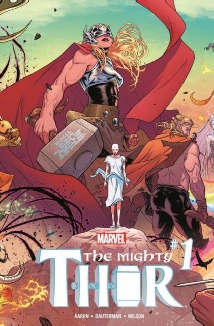 Binding: Paperback
Title: Mighty Thor Vol. 1: Thunder In Her Veins
Author(s): Aaron Jason
Publisher: Marvel Comics
Barcode: 9780785199656
Pages: 136 Pages, 1 Illustrations, Unspecified
Publication Date: 1/17/2017
Category: Graphic Novels: Superheroes & Super-Villains