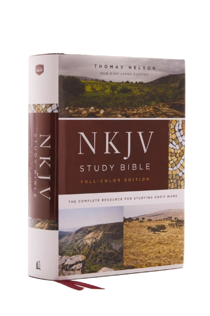 Binding: Hardcover
Description: The full text of the trustworthy New King James Version with robust study notes vibrant full - color images and dozens of study resources to help you grow deeper in your faith. The New King James Study Bible Full Color Edition is a reliable guide for your journey into God's Word.