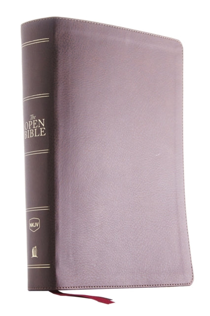 Binding: Special Bindings
Description: Connect the Dots to a Deeper Understanding of God's Word with The Open Bible. The Bible is a collection of 66 books written by many writers over a vast time period and yet it's the unified Word of God.