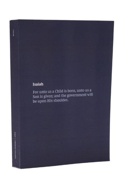 Binding: Paperback
Description: A unique Scripture - engagement format with room to write notes and prayers ideally suited for following a sermon series in church participating in small - group study or for individual devotional and study time.