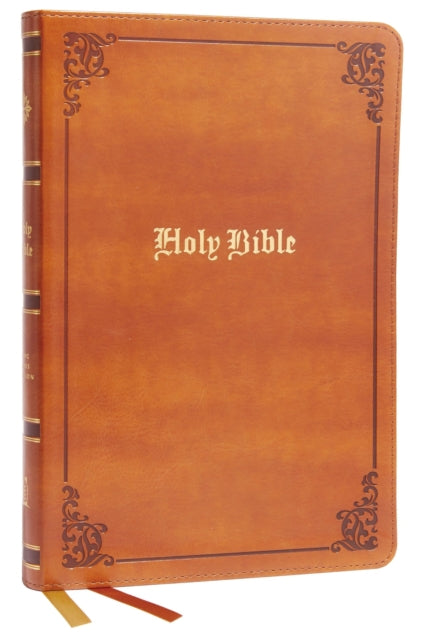 Binding: Special Bindings
Description: The timeless King James Version Bible deserves an edition consistent with its heritage: traditional 2 - column text red letter words of Christ beautiful large Comfort Print and a classic cover design.