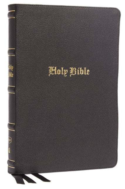 Binding: Special Bindings
Description: The timeless King James Version Bible deserves an edition consistent with its heritage: traditional 2 - column text red letter words of Christ beautiful large Comfort Print and a classic cover design.