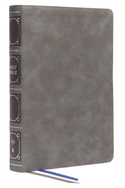 Nelson Thomas - Nkjv Reference Bible Classic Verse - By - Verse Center - Column Leathersoft Gray Red Letter Thumb Indexed Comfort Print Holy Bible New King James Version