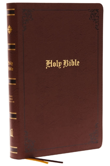 Binding: Special Bindings
Description: This classic large print KJV Bible includes center - column references and uses Thomas Nelson's exclusive KJV Comfort Print type which was designed to be the most readable at any size.