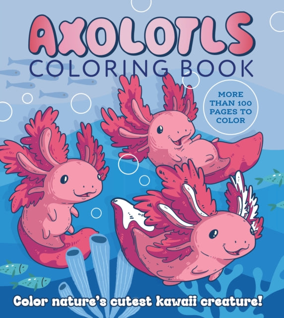 Binding: Paperback
Description: What's pink and white and cute all over? Why an axolotl of course! Now use your imagination to color them in pink rainbow spotted blue it's up to you! Axolotls are real and really fun to color.