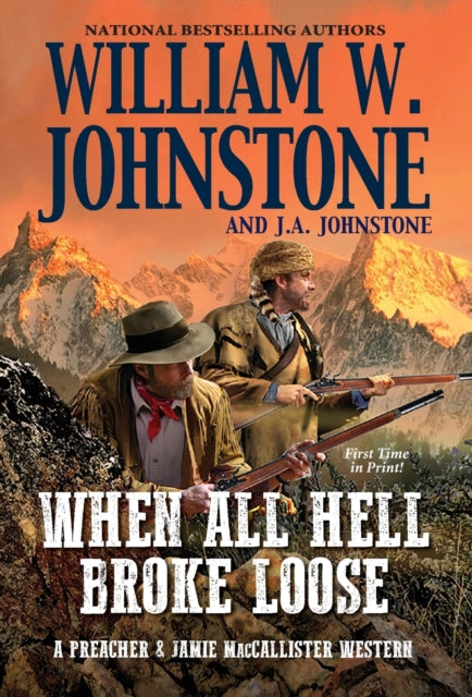 Binding: Paperback
Description: Johnstone Men on a Mission. A Hunting Party Massacre. Two legends of the American West Preacher and Mac Callister have always fought for justice. Even when all parties were guilty. When all hope was lost. And when all the killing started.