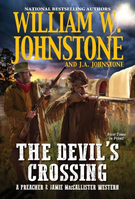 Binding: Paperback
Description: Two of the Johnstones most legendary heroes the rugged mountain man known as Preacher and the Scottish clan rancher Jamie Ian Mac Callister keep the peace on the Oregon Trail in their fourth and wildest adventure yet.