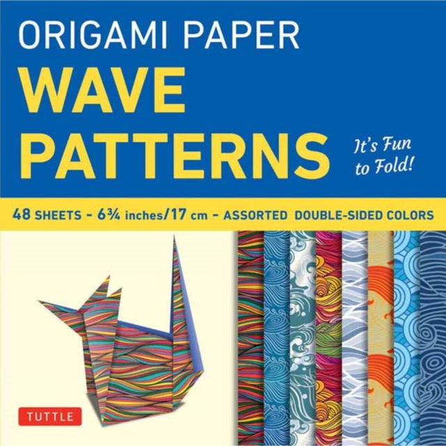 Binding: Notebooks, Journals, And Diaries
Description: This origami pack contains 48 high - quality origami sheets printed with 8 different colorful wave patterns. These striking patterns were chosen to enhance the creative work of origami artists and paper crafters.