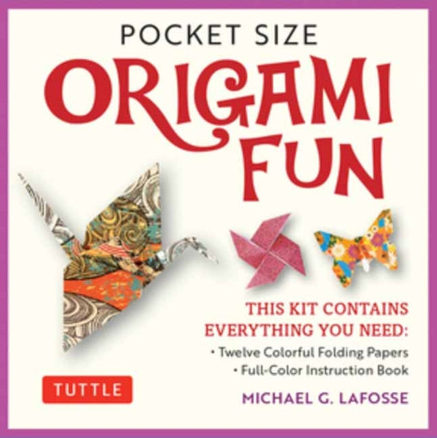 Binding: Multiple Components
Description: Bring the folding fun with you wherever you go! This adorable pocket size kit features 7 models that are perfect for origami beginners.