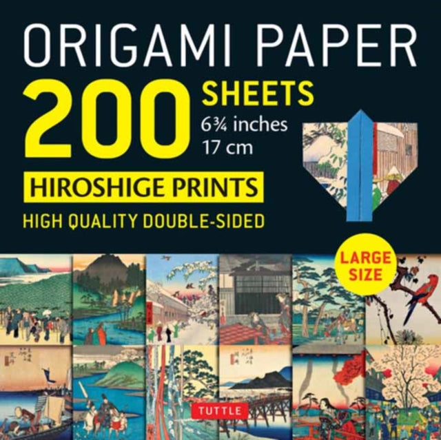 Binding: Specialty Items
Description: This paper pack contains 200 high - quality large 6 3/4 inch origami sheets printed with 12 different woodblock prints by Japanese artist Hiroshige.
Title: Origami Paper 200 Sheets Japanese Hiroshige Prints 6.