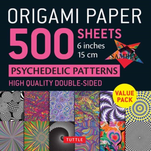 Binding: Notebooks, Journals, And Diaries
Description: This paper pack contains 500 high - quality 6 - inch origami sheets printed with colorful and psychedelic patterns.