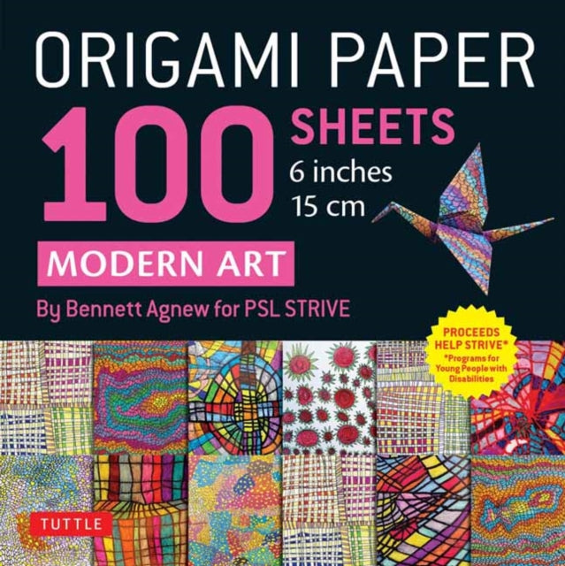 Binding: Notebooks, Journals, And Diaries
Description: This pack contains 100 high - quality origami sheets printed in 12 different colorful Modern Art designs with Solid Colors on the back. These paper patterns were developed to enhance the creative work of origami artists and paper crafters.