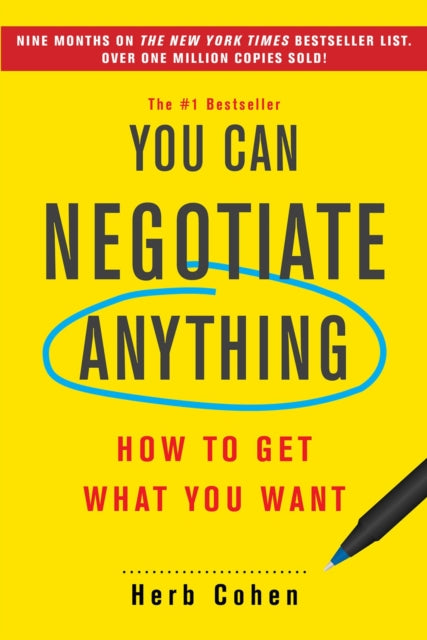 Binding: Paperback
Description: Master negotiator Herb Cohen has been successfully negotiating everything from insurance claims to hostage releases to his own son's hair length and hundreds of other matters for over five decades.