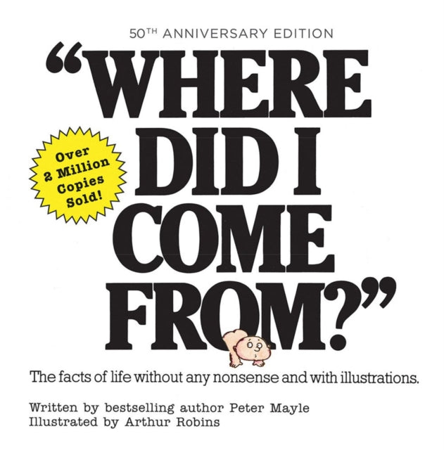 Binding: Hardcover
Title: Where Did I Come From? 50th Anniversary Edition An Illustrated Children's Book On Human Sexuality
Author(s): Mayle Peter
Publisher: Citadel Press Inc. U. S.
Barcode: 9780806542287
Pages: 48 Pages
Publication Date: 12/27/2022
Category: Child Care & Upbringing