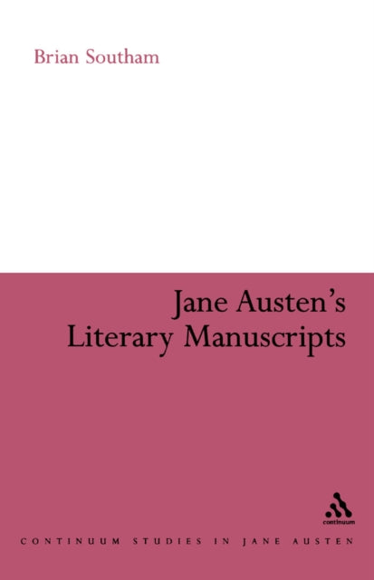 Binding: Paperback
Description: Jane Austen's Literary Manuscripts remains the definitive account of the novelist's surviving papers. These date from 1787 to 1817, from the beginning to the very end of her writing career.