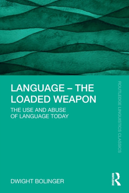 Binding: Paperback
Description: First published in 1980 and now reissued for the first time as a Routledge Linguistics Classic Language The Loaded Weapon is at once an introduction to and a critique of everything we know or think we know about language.