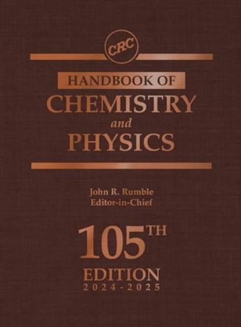 Binding: Hardcover
Description: This Handbook is critical in ensuring that researchers educators and students have the highest quality data for chemical compounds and physical particles.