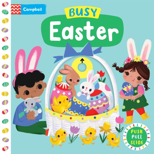 Binding: Special Bindings
Description: Push pull and slide the tabs to join in with the Busy Easter celebrations! Bake delicious hot cross buns follow the Easter bunny in an egg hunt then celebrate with all your friends.