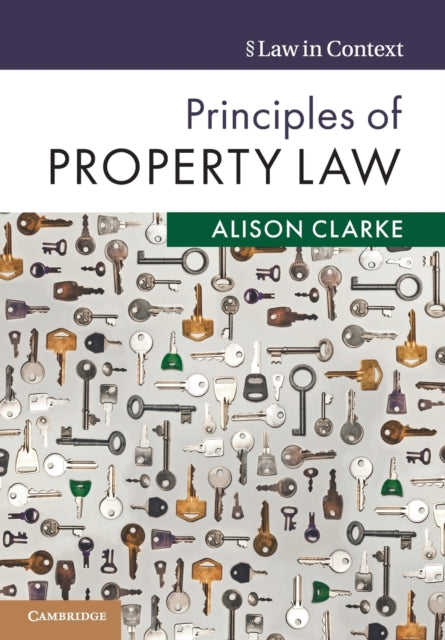 Binding: Paperback
Description: Principles of Property Law offers a critical and contextual analysis of fundamental property law concepts and principles providing students with the necessary tools to enable them to make sense of English land law rules in the context of real world applications.