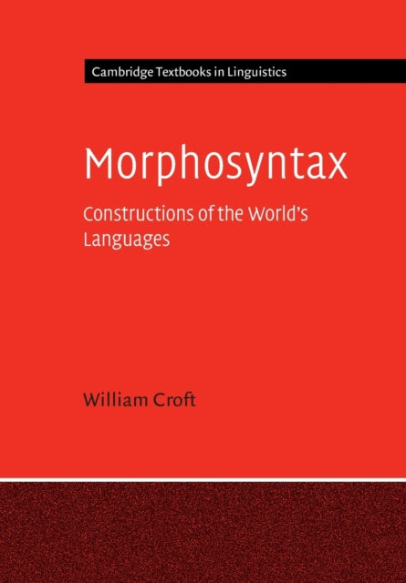 Binding: Paperback
Description: Bringing together the results of sixty years of research in typology and universals this textbook presents a comprehensive survey of Morphosyntax - the combined study of syntax and morphology.