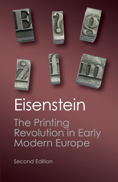 Binding: Paperback
Description: In 1979 Elizabeth Eisenstein provided the first full - scale treatment of the fifteenth - century printing revolution in the West in her monumental two - volume work The Printing Press as an Agent of Change.