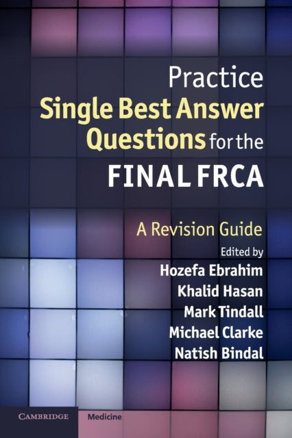 Binding: Paperback
Description: Ten papers of thirty questions each cover the entire Final FRC a syllabus including clinical anaesthesia intensive care medicine and pain management. Every question is supplemented with a thorough explanation and further reading suggestions.