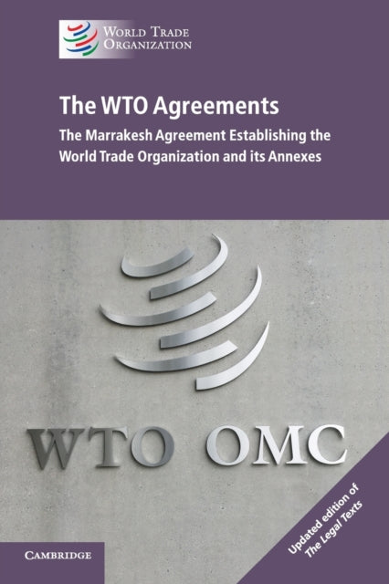 Binding: Paperback
Description: This publication contains the text of the WTO's founding agreement the 1994 Marrakesh Agreement Establishing the World Trade Organization and its Annexes including all amendments and additions since its entry into force until September 2017.