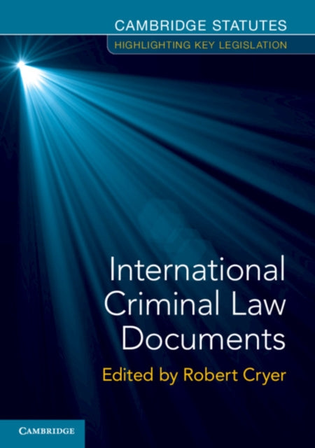 Binding: Paperback
Description: This carefully edited text collects the major documents on International Criminal Law through the early practice after the First World War the Nuremberg and Tokyo International Military Tribunals up to the present.