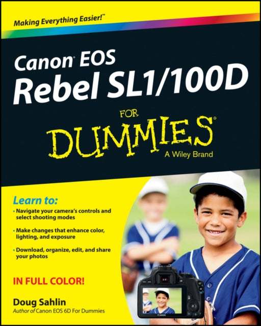 Binding: Paperback
Description: Get up to speed on your Canon SL 1/100 D and enter the world of d SLR photography! Canon's EOS Rebel SL 1/100 D is for photographers who prefer a smaller lightweight camera that still offers heavyweight features. This full - color guide explains how to get better photos from an SL 1.