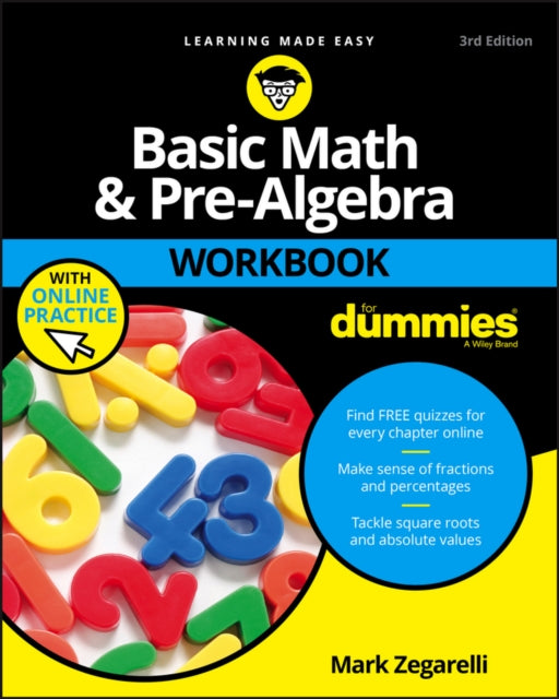 Zegarelli Mark (Rutgers University) - Basic Math & Pre - Algebra Workbook For Dummies With Online Practice - Paperback