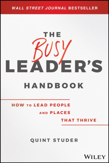 Binding: Hardcover
Description: A comprehensive book of need - to - know insights for busy leaders Being a great leader means getting the fundamentals right. It also means consistently doing the little things that make a positive difference in the lives of employees customers and other stakeholders.