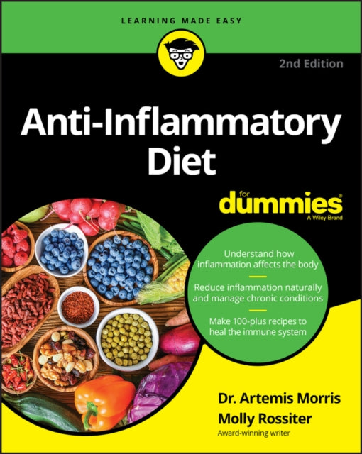 Binding: Paperback
Title: Anti - Inflammatory Diet For Dummies
Author(s): Rossiter Molly
Publisher: John Wiley & Sons Inc
Barcode: 9781119694571
Pages: 400 Pages
Publication Date: 8/25/2020
Category: Coping With Illness & Specific Conditions