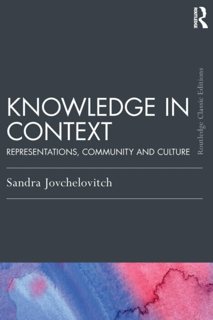 Binding: Paperback
Description: In this classic edition of her groundbreaking text Knowledge in Context Sandra Jovchelovitch revisits her influential work on the societal and cultural processes that shape the development of representational processes in humans.