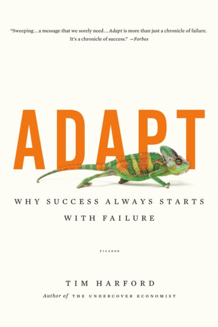 Binding: Paperback
Title: Adapt Why Success Always Starts With Failure
Author(s): Harford Tim
Publisher: Picador
Barcode: 9781250007551
Pages: 352 Pages
Language: English
Publication Date: 5/8/2012
Category: Management Decision Making