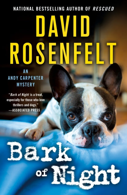 Binding: Paperback
Description: Bark of Night is a treat especially for those who love thrillers and dogs. Associated Press The next novel in David Rosenfelt's witty heartfelt mystery series featuring lawyer Andy Carpenter and his faithful golden retriever Tara.