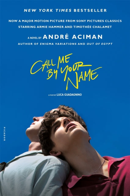 Call Me By Your Name A Novel