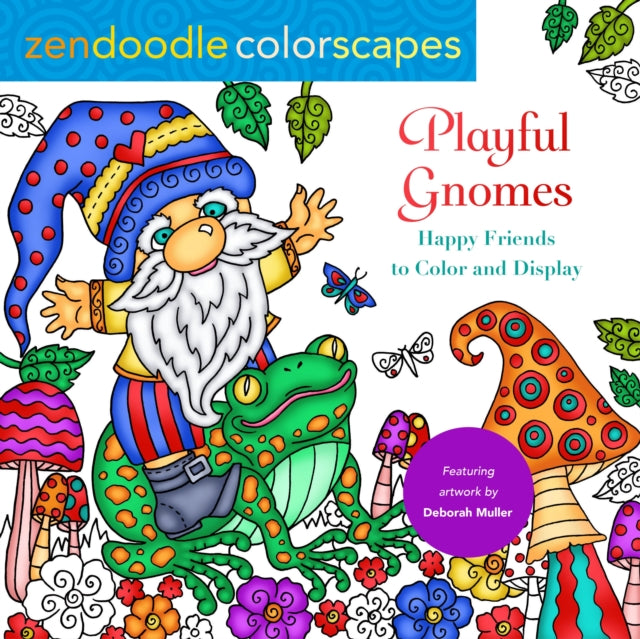 Binding: Paperback
Description: Gnome matter what a colorful adventure awaits! Where do gnomes go when they seek fun and laughter? Find out in Zendoodle Colorscapes: Playful Gnomes! Venture into a world of nearly 50 hand - drawn illustrations of gnomes living their best lives in the most delightful settings.