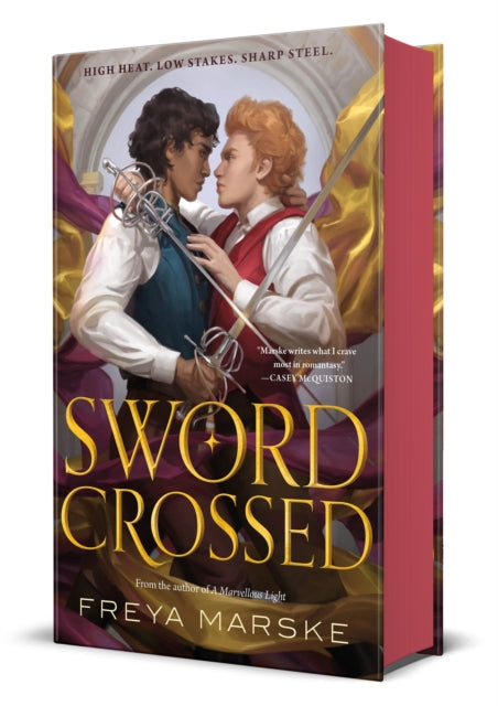 Binding: Hardcover
Description: Exclusive Deluxe Edition - featuring gorgeous rich rose sprayed edges! High heat. Low stakes. Sharp steel. The cozy low stakes of Legends & Lattes meets the scorching bodyguard fantasy of Jennifer L.