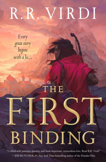Binding: Hardcover
Title: The First Binding
Author(s): Virdi R. R.
Publisher: Tor Publishing Group
Barcode: 9781250796172
Pages: 832 Pages
Language: English
Publication Date: 8/16/2022
Series: Tales of Tremaine
Category: Fantasy
