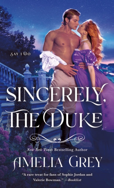 Binding: Paperback
Description: Sincerely The Duke is the second novel in the historical romance Say I Do trilogy about dukes needing to wed to tap into their wealth by New York Times bestselling author Amelia Grey. Miss Edwina Fine has one shot at finding a husband before the ton learns her secret.