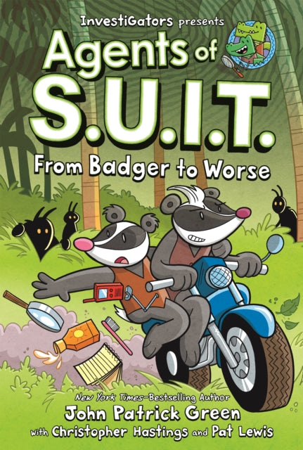 Binding: Hardcover
Description: Everyone knows and loves sewer - surfing super sleuths Mango and Brash. But they're not the only dynamite duo on the case. In the second installment of Agents OF S. U. I. T.