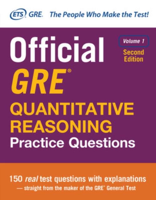 Binding: Paperback
Description: 150 REAL GRE Quantitative Reasoning questions direct from the test maker! The best way to prepare for the Quantitative Reasoning measure of the GRE General Test is with real GRE test questions and that is what you will find in this unique guide.