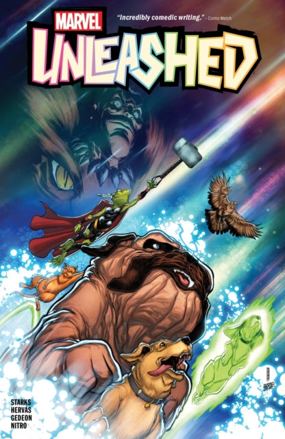 Binding: Paperback
Description: Marvel's greatest animal heroes reunite as the Pet Avengers! Justice has teeth! When Kraven the Hunter abducts the teleporting hound Lockjaw at the same time as a local scientist mixed up with A. I. M.