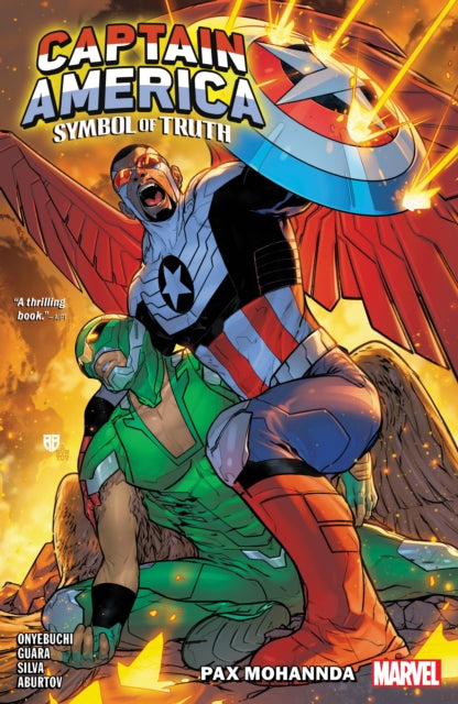 Binding: Paperback
Description: Sam Wilson's return to wielding the shield continues! Still reeling from his conflict with Wakanda Sam Wilson is called to the international stage once again to protect a visiting politician from the African nation of Mohannda.