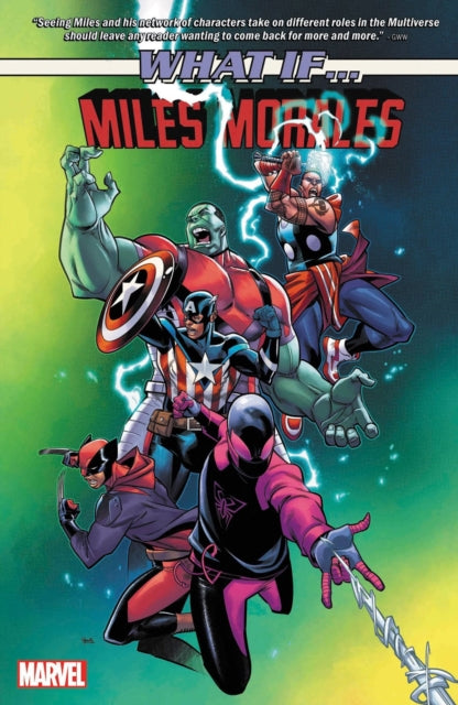 Binding: Paperback
Description: What if Miles Morales had never been bitten by a genetically enhanced spider? What if instead the U. S.