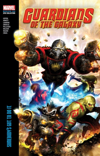 Binding: Paperback
Description: The birth of the modern Guardians of the Galaxy starts here! The galaxy needs guardians! As the Marvel Universe is rocked by another Annihilation event Peter Quill suits up as Star - Lord - and joins the fight alongside a motley crew including Mantis Groot and Rocket Raccoon.