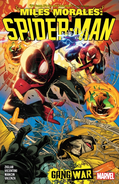 Binding: Paperback
Description: The epic event Gang War rocks the streets of New York City - and the world of Miles Morales! The Big Apple is under siege as super villains and criminal gangs violently carve the city up like pie.