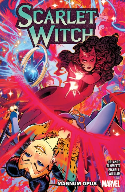 Binding: Paperback
Description: The Scarlet Witch continues her new direction of helping those in need with all things magical! Family matters! But the Scarlet Witch's loyalties are tested when an enemy of the Kree/ Skrull Empire falls through the Last Door desperate for help avenging their fallen comrades.